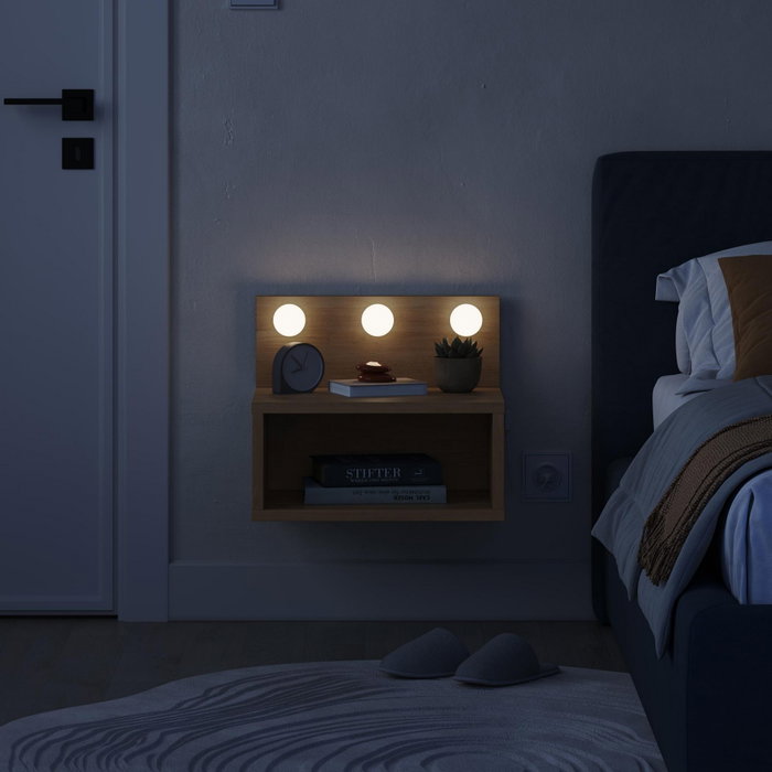 Hanah Home Mesita de Noche Treo - Sapphire Oak